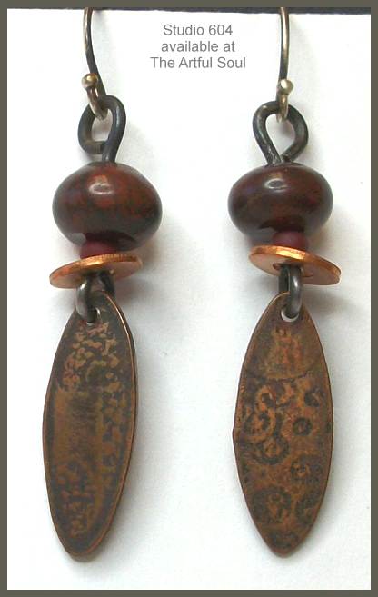 Studio 604 Copper Earrings