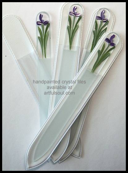 Crystal Nail File, Purple Iris