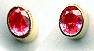 Acleoni 18kt Pink Sapphire Earrings