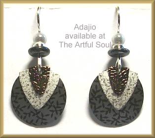 Adajio Charcoal Earrings