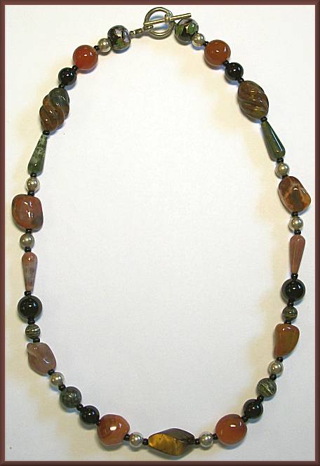 Artful Woodlands Gemstone Necklace