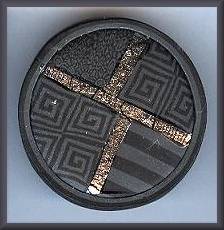 Artful Charcoal Geometrics Pin