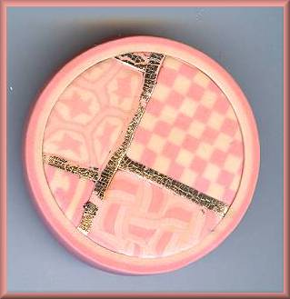 Artful Pink Geometrics Pin