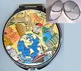 Audrey Compact Mirror in Global Destinations