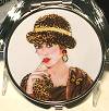 Audrey Compact Mirror in Leopard Lady