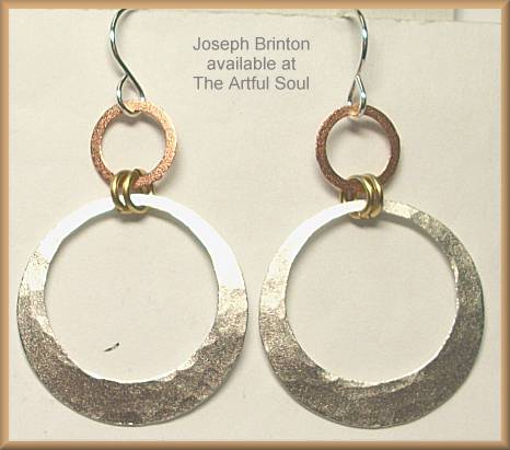Brinton Copper/Silver Rings Earrings
