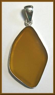 Charles Albert Beach Glass Pendant