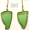 Charles Albert Alchemia Green Recycled Glass Earrings