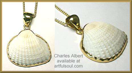 Charles Albert Alchemia Ark Shell Pendant