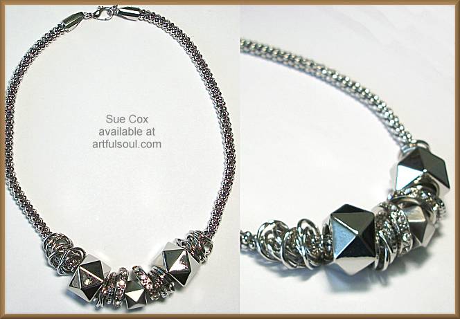 Sue Cox Dazzling Silver Necklace