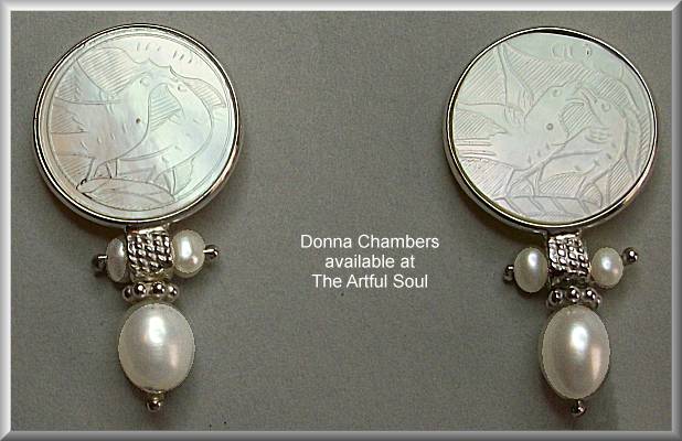 Donna Chambers SS Round Pearl Earrings