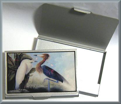 Debora Art Card Case Egret