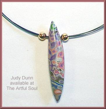 Judy Dunn Shibori Pastel Multi Necklace