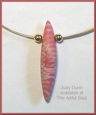 Judy Dunn Shibori Pink Necklace