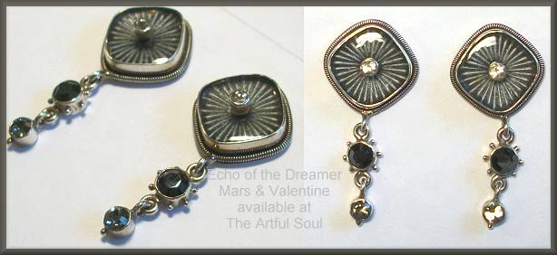 Mars & Valentine Carbon Earrings