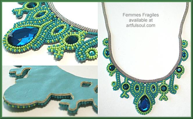 Femmes Fragiles Turquoise/Green Necklace