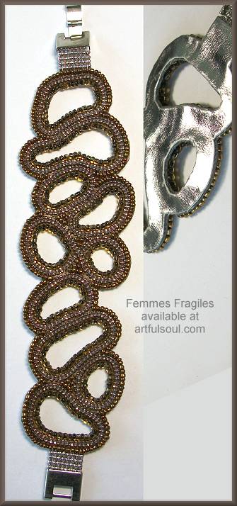 Femmes Fragiles Brown Ovals Bracelet
