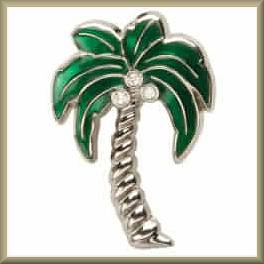 Finders Key Purse Clip Palm Tree