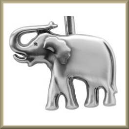 Finders Key Purse Clip Lucky Elephant (retired)