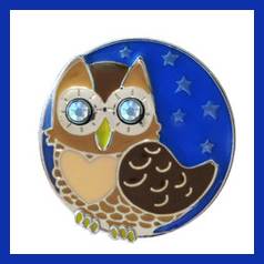 Finders Key Purse Clip Night Owl