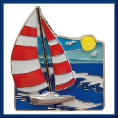 Finders Key Purse Clip Sailboat (retired)