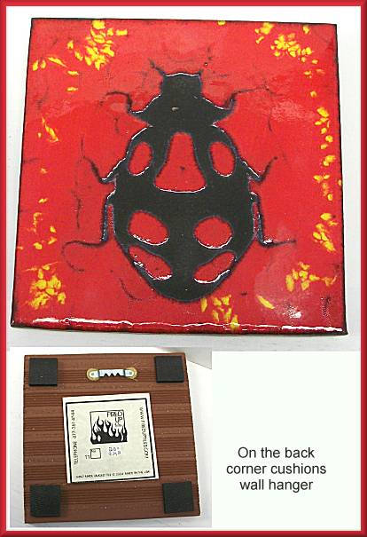 Fired Up Tile Lady Bug