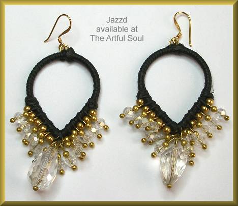 Jazzd Wrapped Clear Crystal Earrings