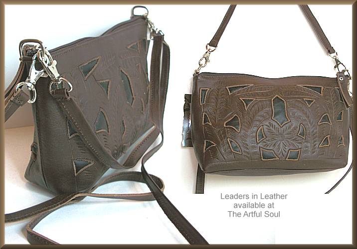Leaders in Leather Brown/Black Small 2-Straps