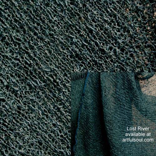 Lost River Long Knit Scarf, Pine Green