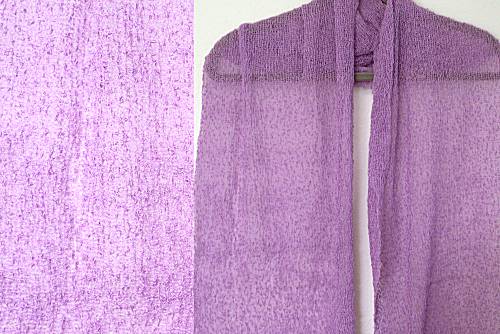 Lost River Long Knit Scarf, Lilac
