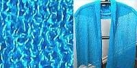 Lost River Long Knit Scarf, Turquoise
