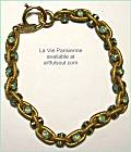 La Vie Golden Peruvian Opal Chain Bracelet