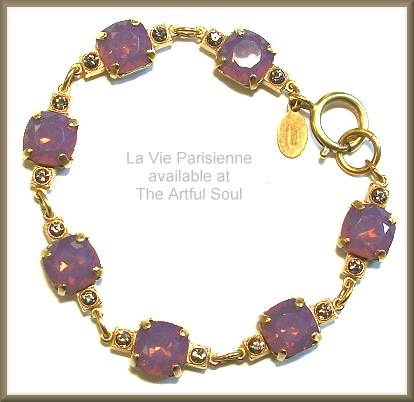 La Vie Golden Lavender Bracelet