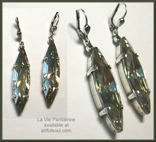La Vie Marquis Crystal Earrings