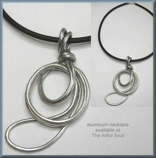 Loopy Aluminum Pendant