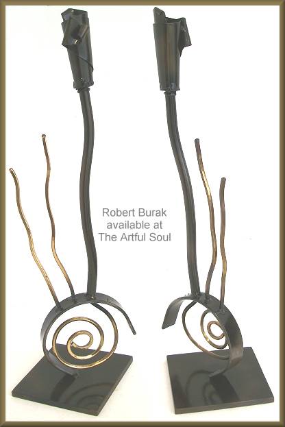 Robert Burak 1-Taper Candleholder