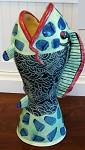 Ira Burhans Fish Vase