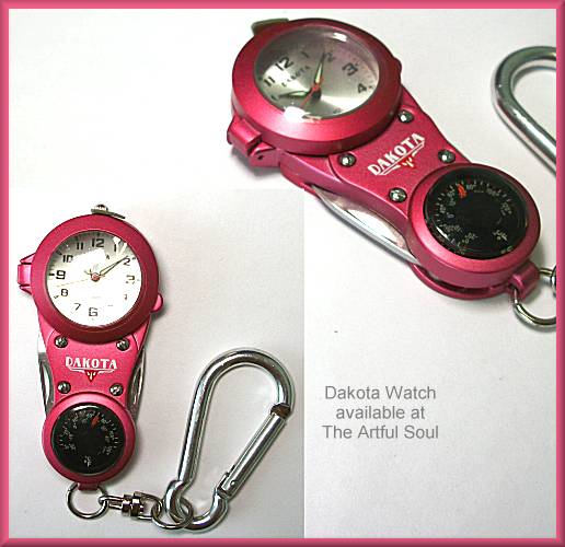 Dakota Watch, Rose with File/Knife/Magnifier/Therm