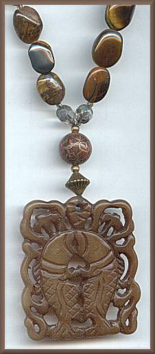 Brown Jade Necklace