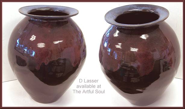 D.Lasser Large Midnight Vase