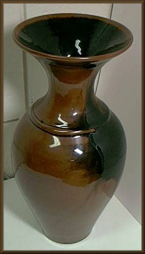 Mehr Tenmoku Medium Flare Vase