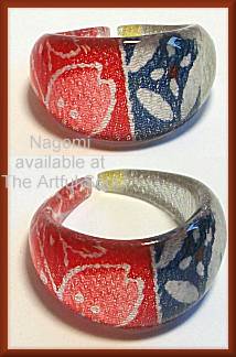 Nagomi Large Red Blue Ring