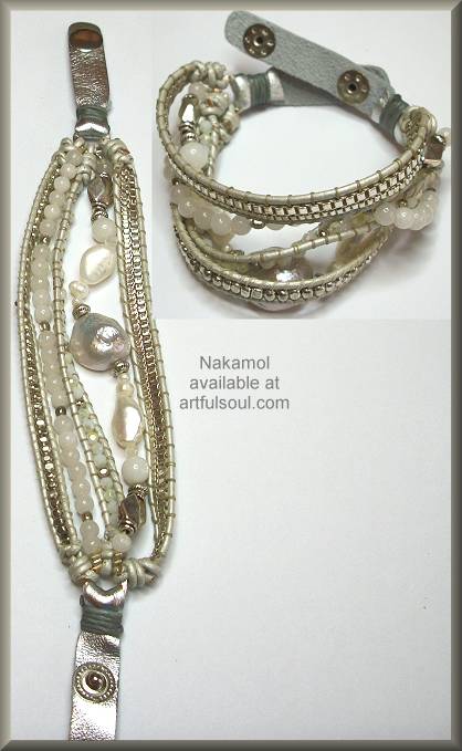 Nakamol Medium MultiStrand White Bracelet