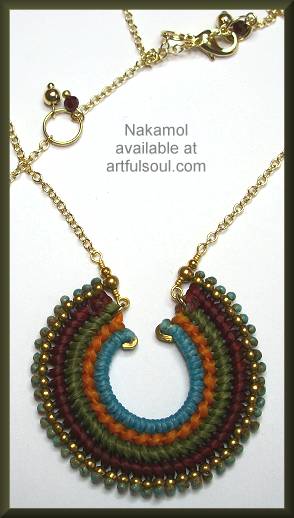 Nakamol Berry/Multi Semi-Circle Necklace
