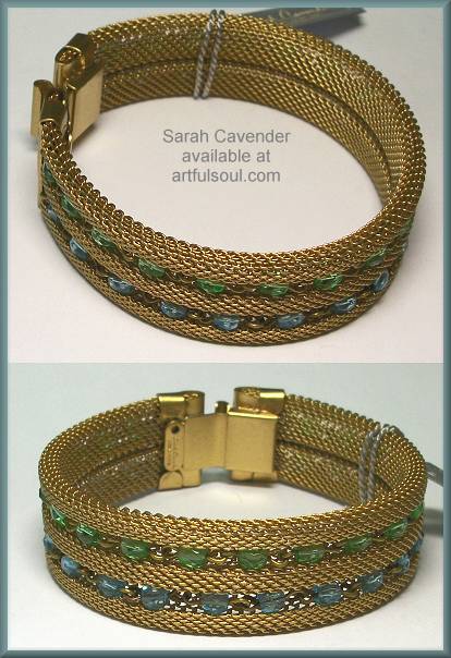 Sarah Cavender Golden Bead Channel Bracelet