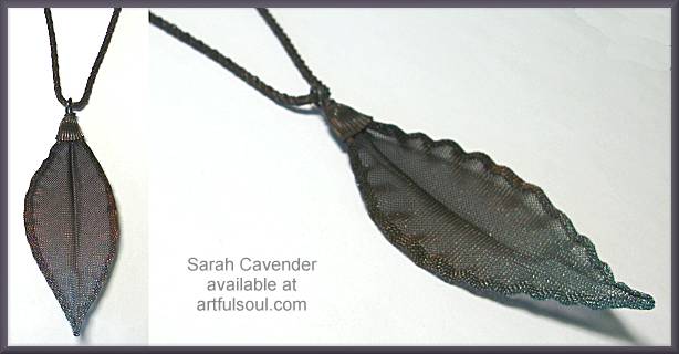 Sarah Cavender Dark Orchid Petal Necklace