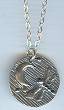 Searcey Designs Dragonfly/Crescent Fauna Coin Pendant