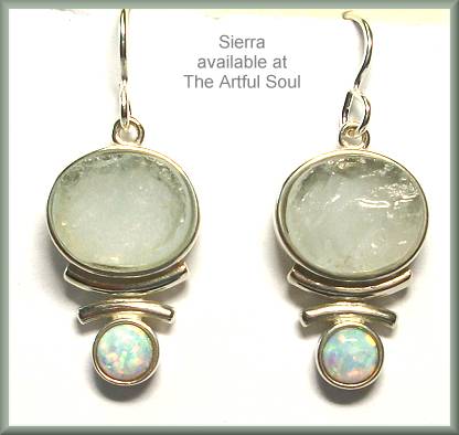 Sierra SS Aquamarine Earrings