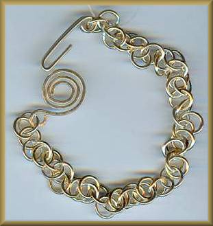 Tahmi Fuzzy Chain Bracelet 2-Tone