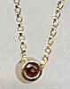 The Touch 14kt Garnet Necklace